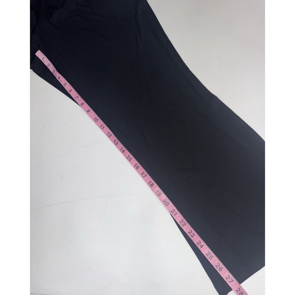 Susan Graver Premier Liquid Knit Black Pull On Pant Stretch Women 1XP - Picture 3 of 7